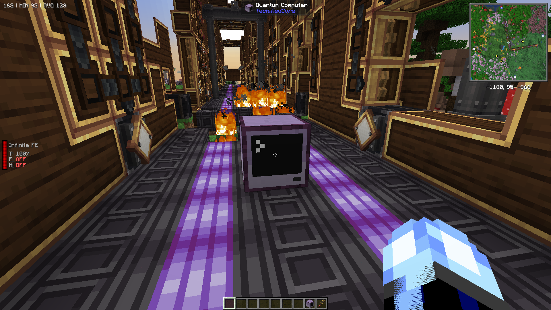 the old crafting hall in shambles